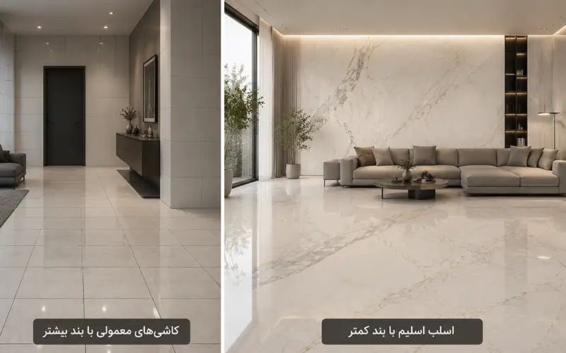 کاشی اسلب اسلیم؛ زیبایی یکپارچه در معماری مدرن